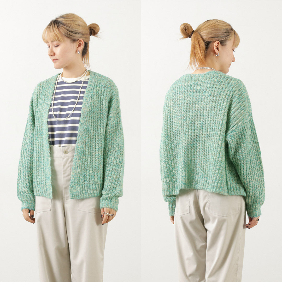 【30%OFF】LAITERIE(レイトリー) MIXアルパカウール カーディガン