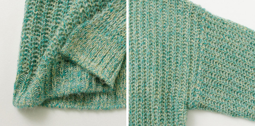 【30%OFF】LAITERIE(レイトリー) MIXアルパカウール カーディガン