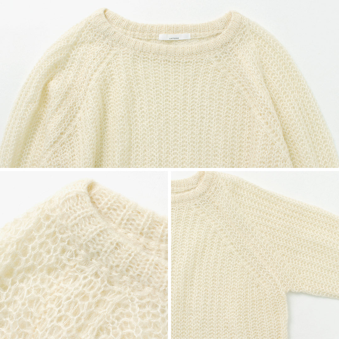 【30%OFF】LAITERIE(レイトリー) MIXアルパカウール プルオーバー