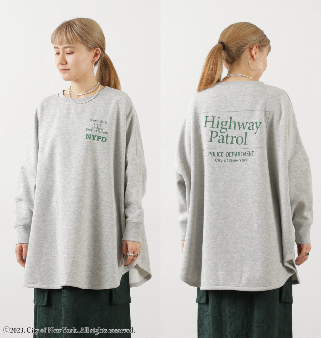 【30%OFF】GOOD ROCK SPEED(グッドロックスピード) NYC プリント ワイドスウェット