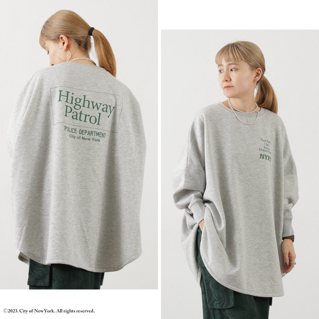 【30%OFF】GOOD ROCK SPEED(グッドロックスピード) NYC プリント ワイドスウェット