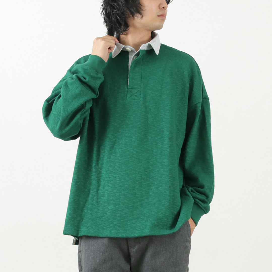 【30%OFF】TIEASY(ティージー) 別注 オリジナル ラガーシャツ