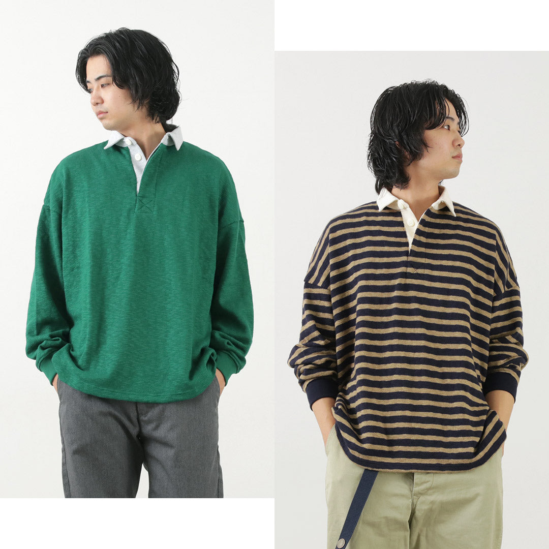 【30%OFF】TIEASY(ティージー) 別注 オリジナル ラガーシャツ