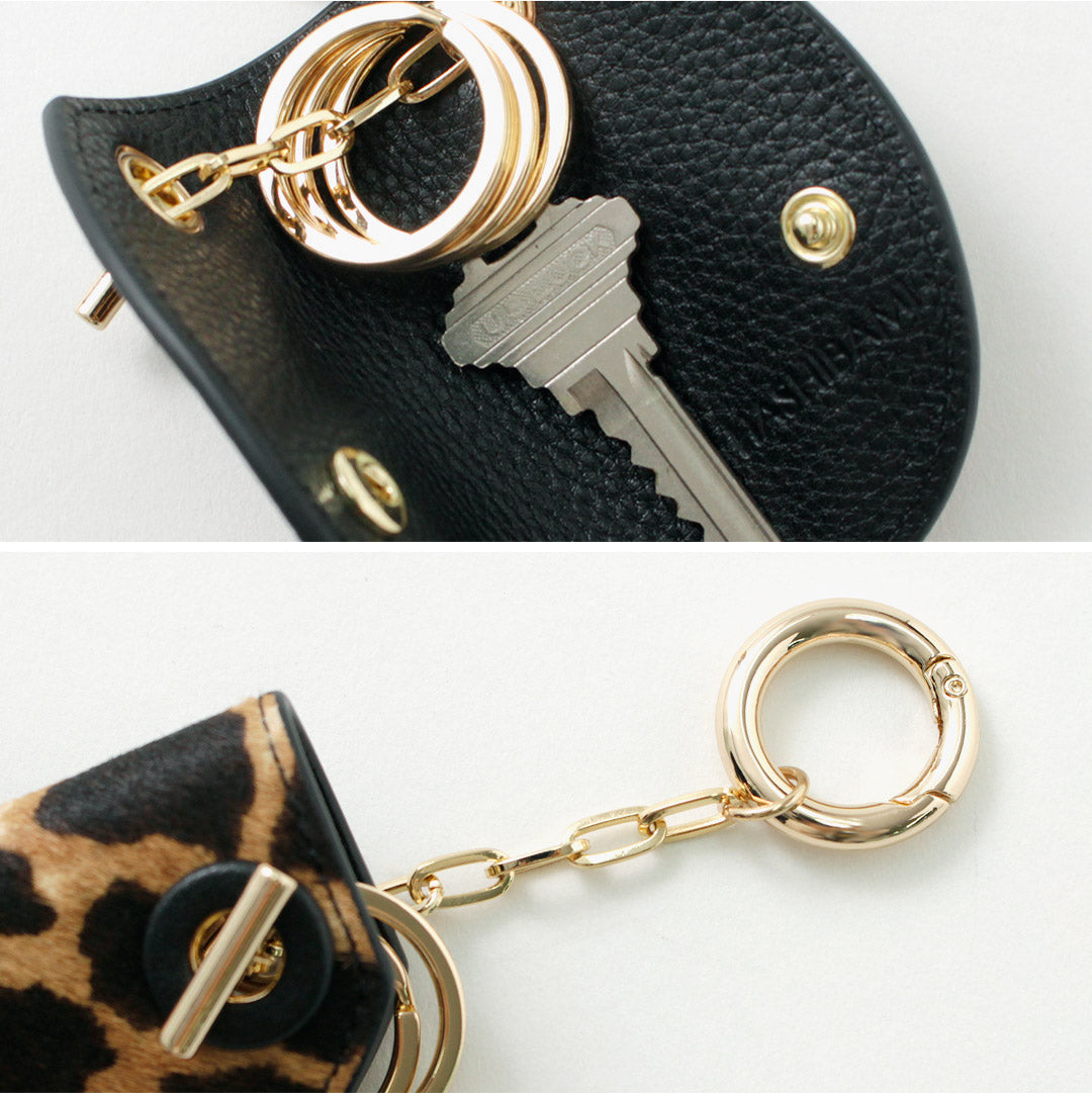 HASHIBAMI(ハシバミ) マンテル カウヘアー キーリング