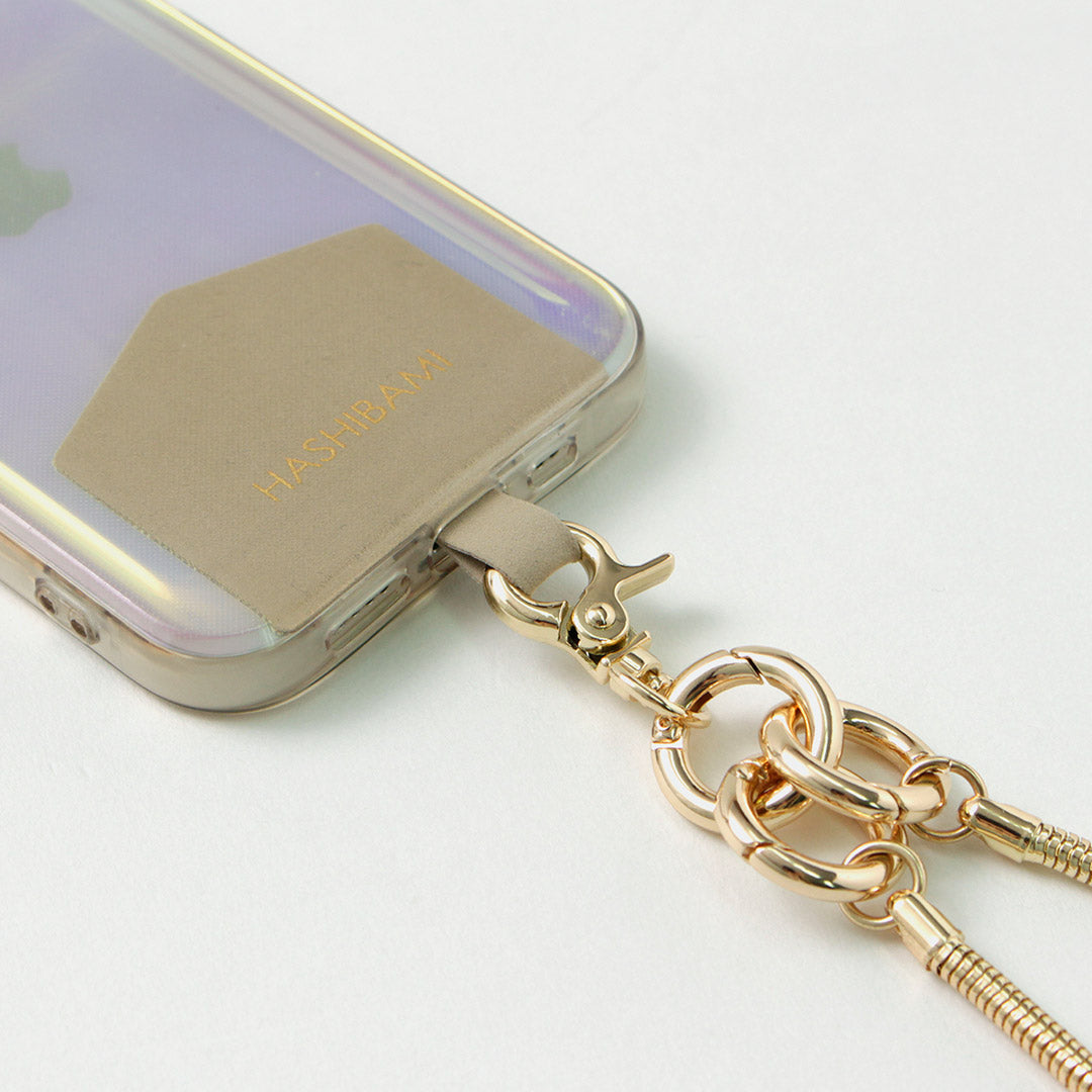 HASHIBAMI(ハシバミ) スネークチェーン モバイルストラップ