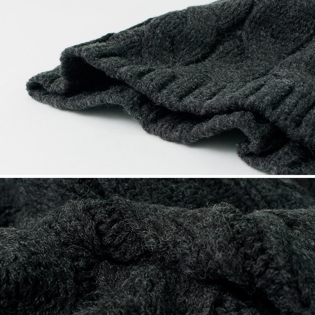 【30%OFF】KELEN(ケレン) MARL ループデザイン ニット カーディガン