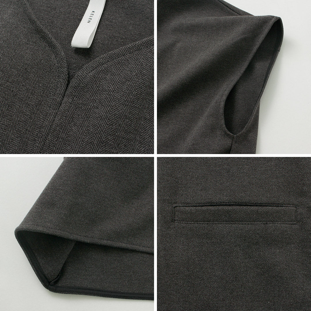 【50%OFF】KELEN(ケレン) LEPUS デザイン ショートベスト