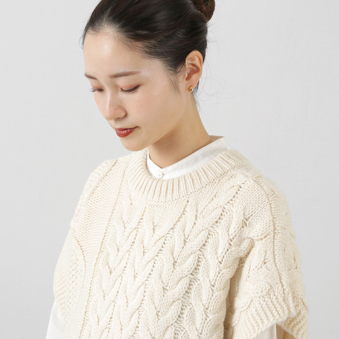 【30%OFF】KELEN(ケレン) OSRAM 2WAY デザイン ニットジレ