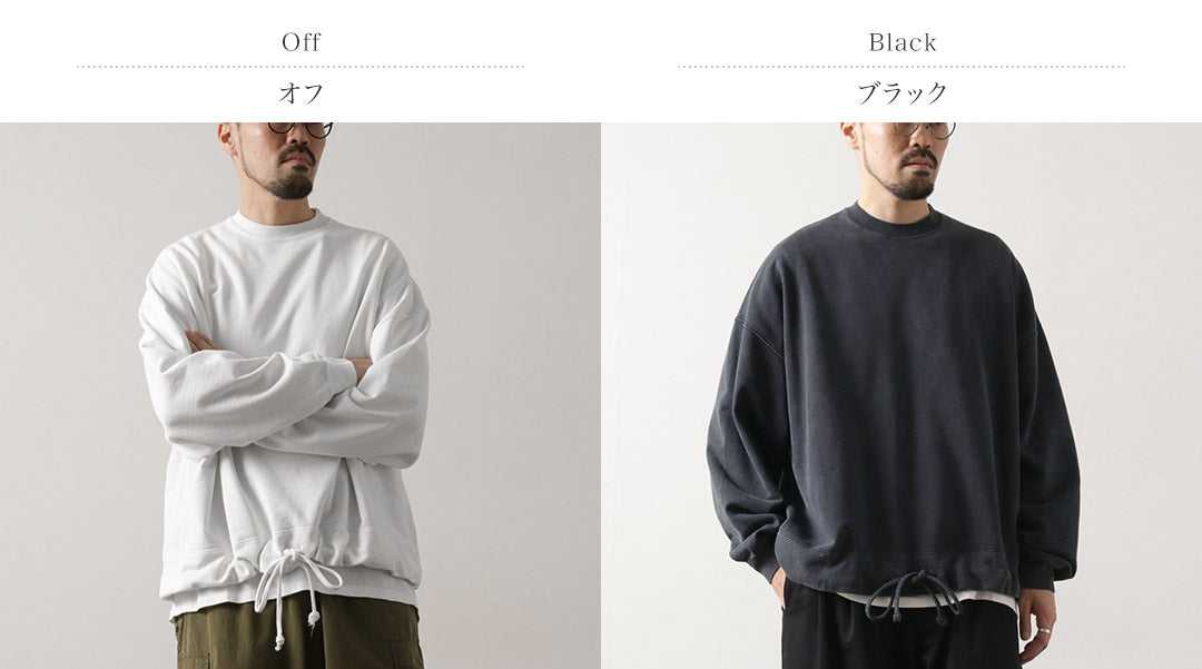 REMI RELIEF(レミレリーフ) SP加工裏毛アウトドアBIGサイズクルー