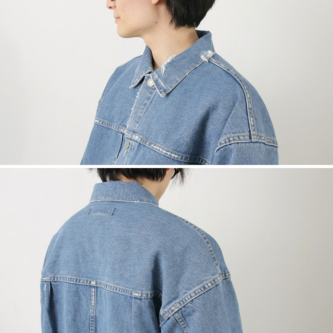 REMI RELIEF(レミレリーフ) 14OZ DENIM 1st JKT(リペア)