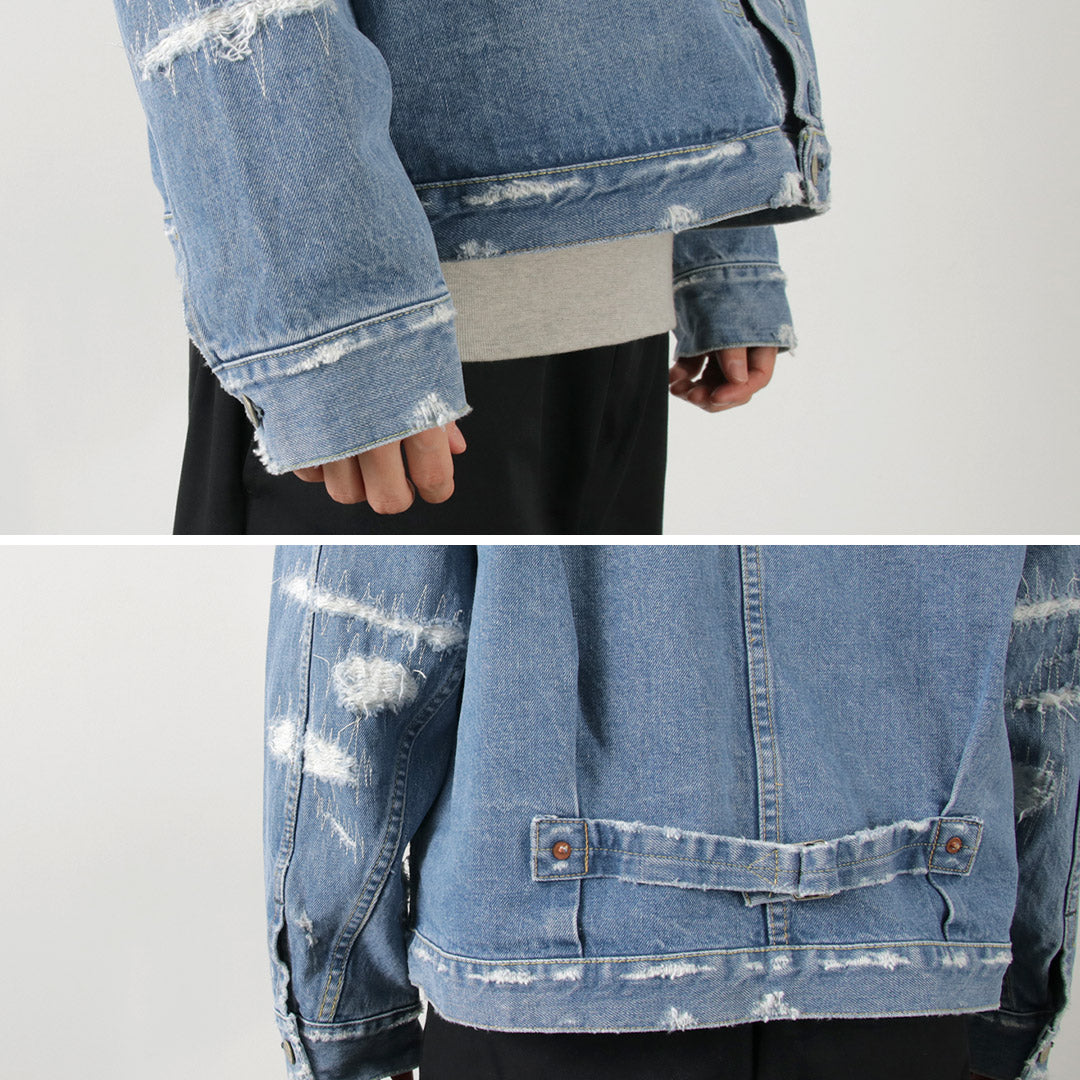 REMI RELIEF(レミレリーフ) 14OZ DENIM 1st JKT(リペア)