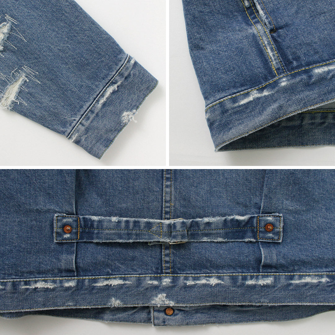 REMI RELIEF(レミレリーフ) 14OZ DENIM 1st JKT(リペア)