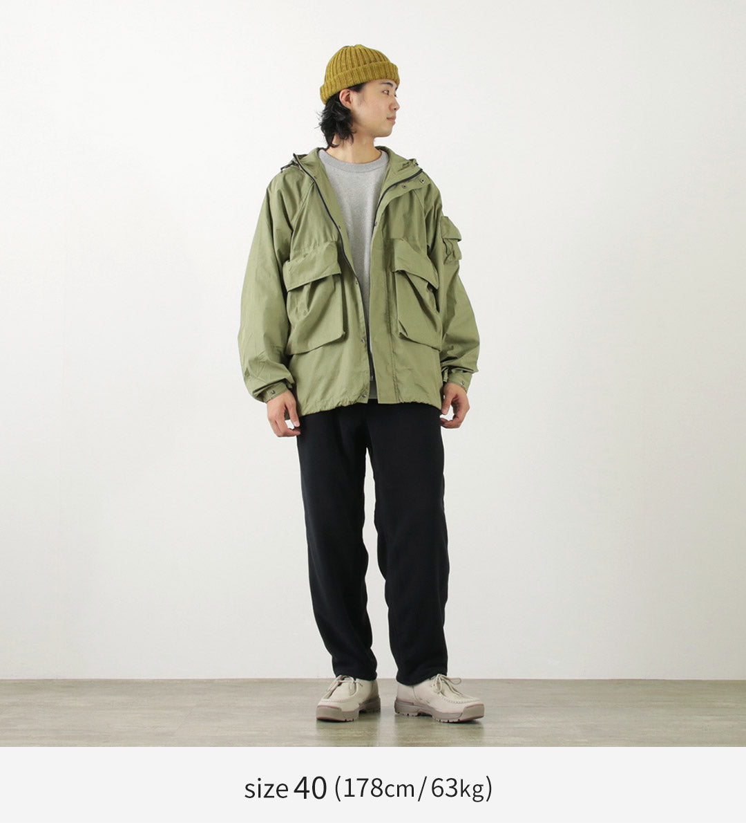 【50%OFF】KELEN(ケレン) ビッグポケット フーデッドジャケット