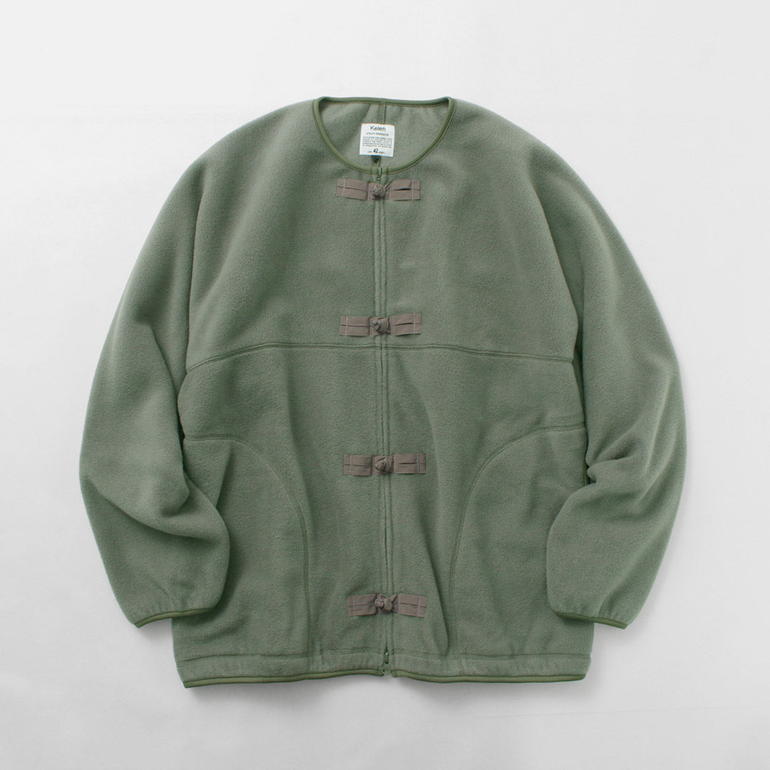 【30%OFF】KELEN(ケレン) チャイナ フリースジャケット