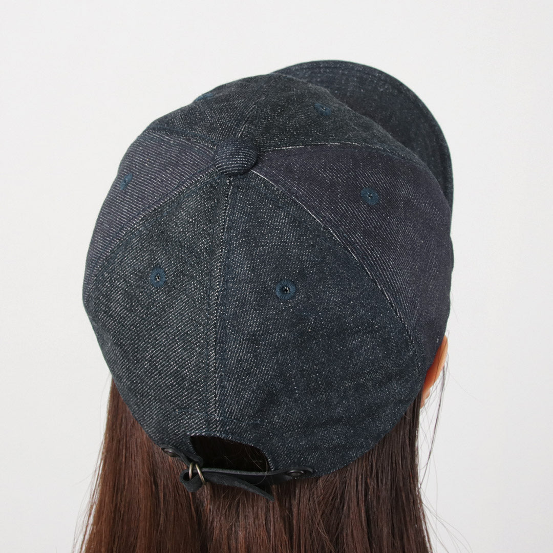 【30%OFF】HIGHER(ハイアー) 別注 デニム マルチパネル キャップ