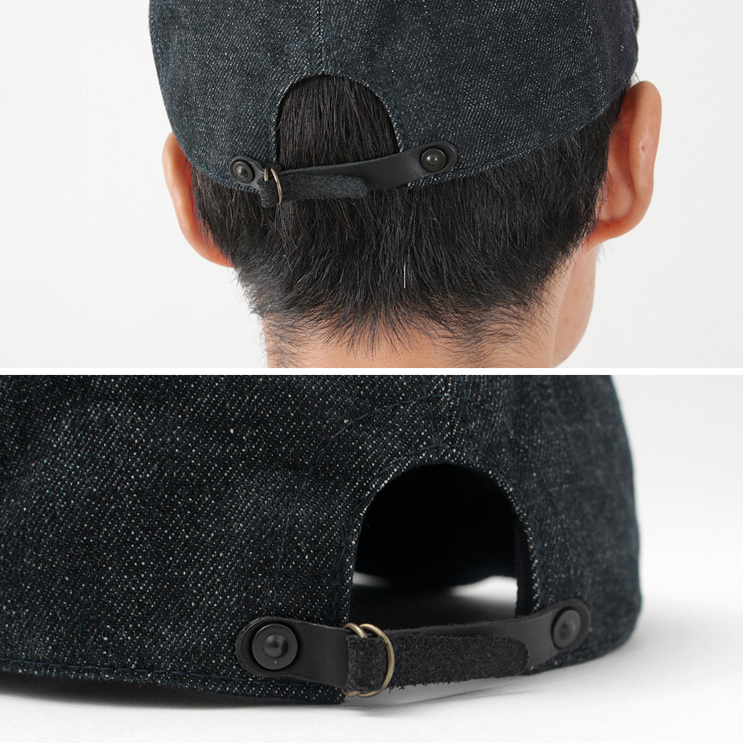 【30%OFF】HIGHER(ハイアー) 別注 デニム マルチパネル キャップ
