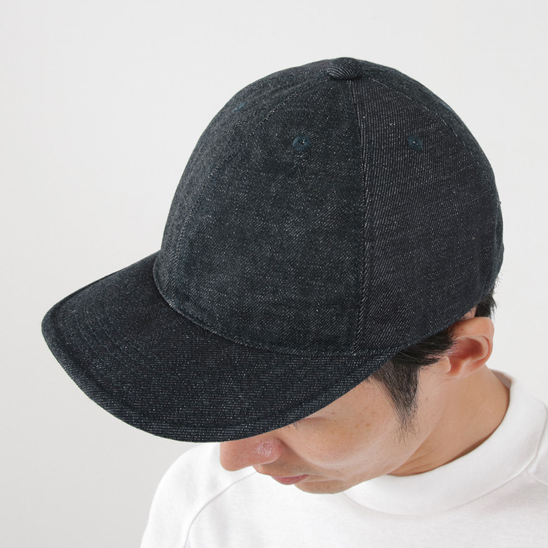 【30%OFF】HIGHER(ハイアー) 別注 デニム マルチパネル キャップ