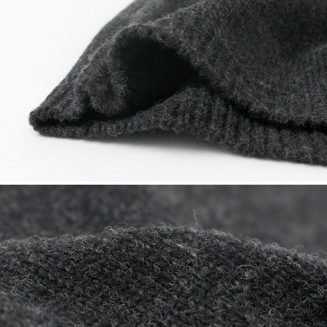 MAO MADE(マオメイド) JAPAN KNIT エアーヤーン ショートベスト