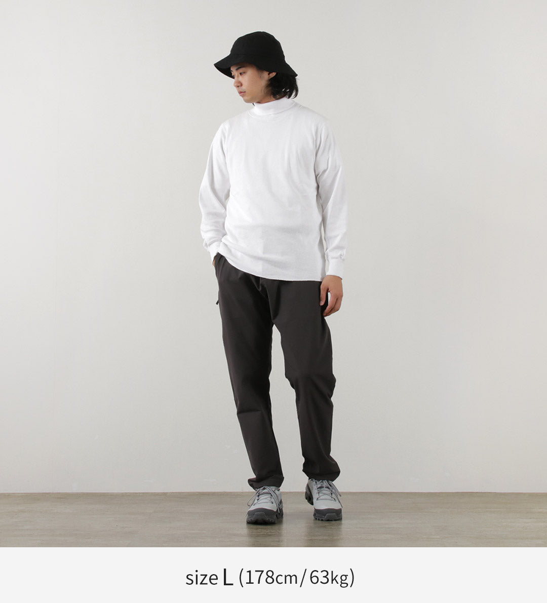 【50%OFF】WALLA WALLA SPORT(ワラワラスポーツ) 1×1リブ タートルネック Tシャツ