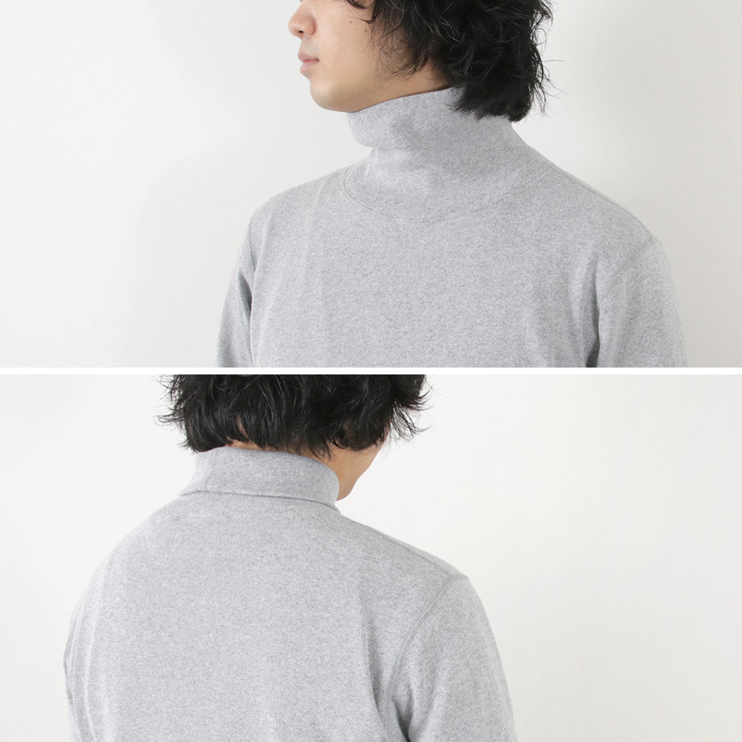 【50%OFF】WALLA WALLA SPORT(ワラワラスポーツ) 1×1リブ タートルネック Tシャツ