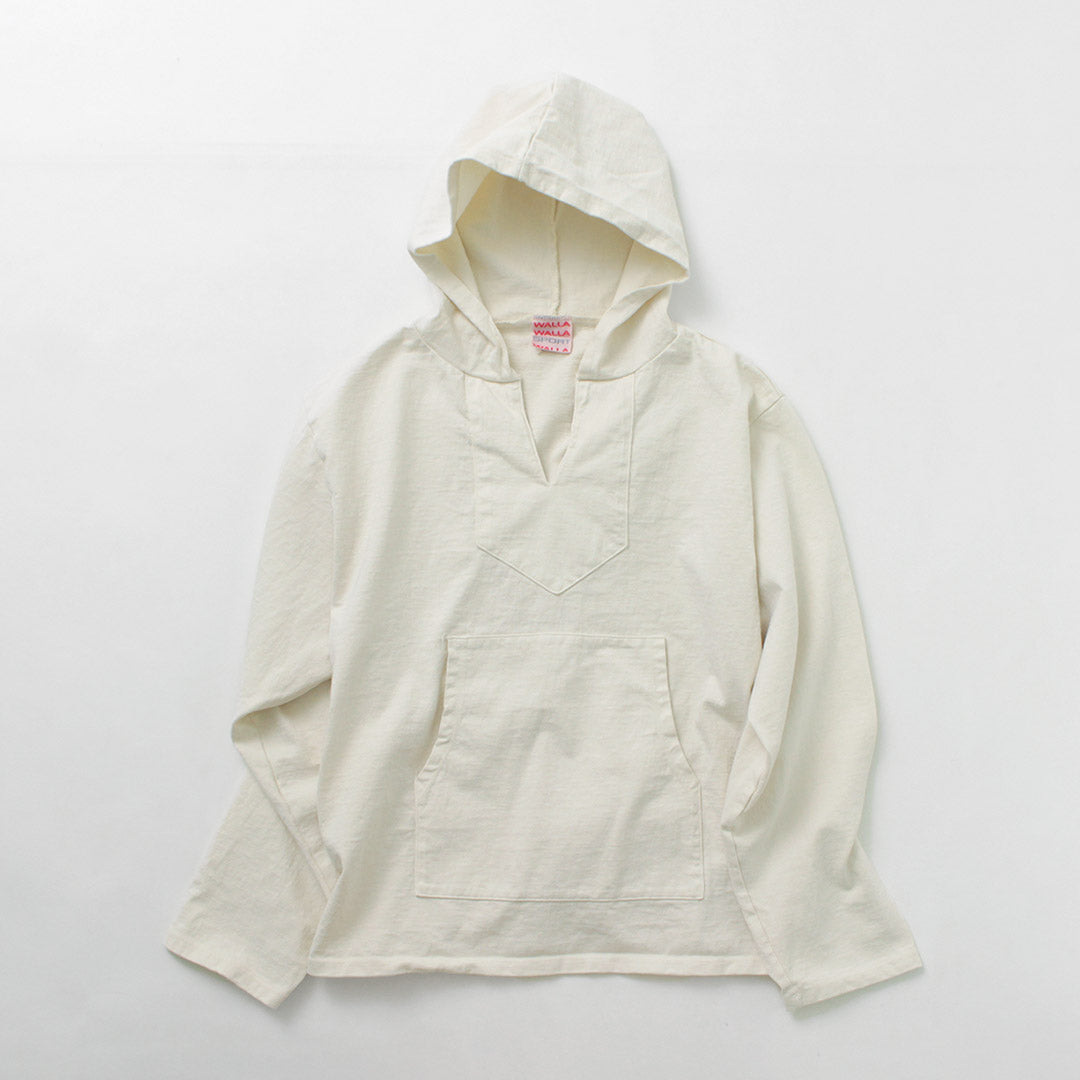 【30%OFF】WALLA WALLA SPORT(ワラワラスポーツ) 9oz ロングスリーブ メキシカンTEEパーカー