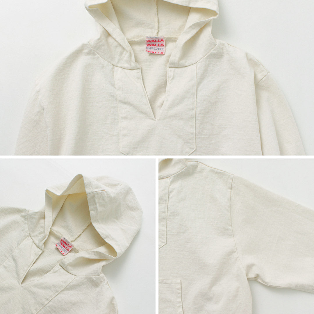 【30%OFF】WALLA WALLA SPORT(ワラワラスポーツ) 9oz ロングスリーブ メキシカンTEEパーカー