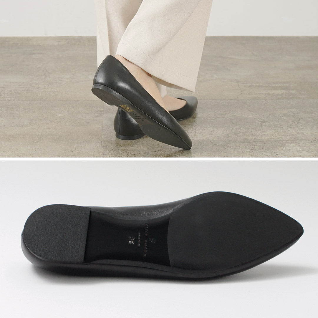 【50%OFF】FABIO RUSCONI(ファビオ・ルスコーニ) フラット プレーンパンプス