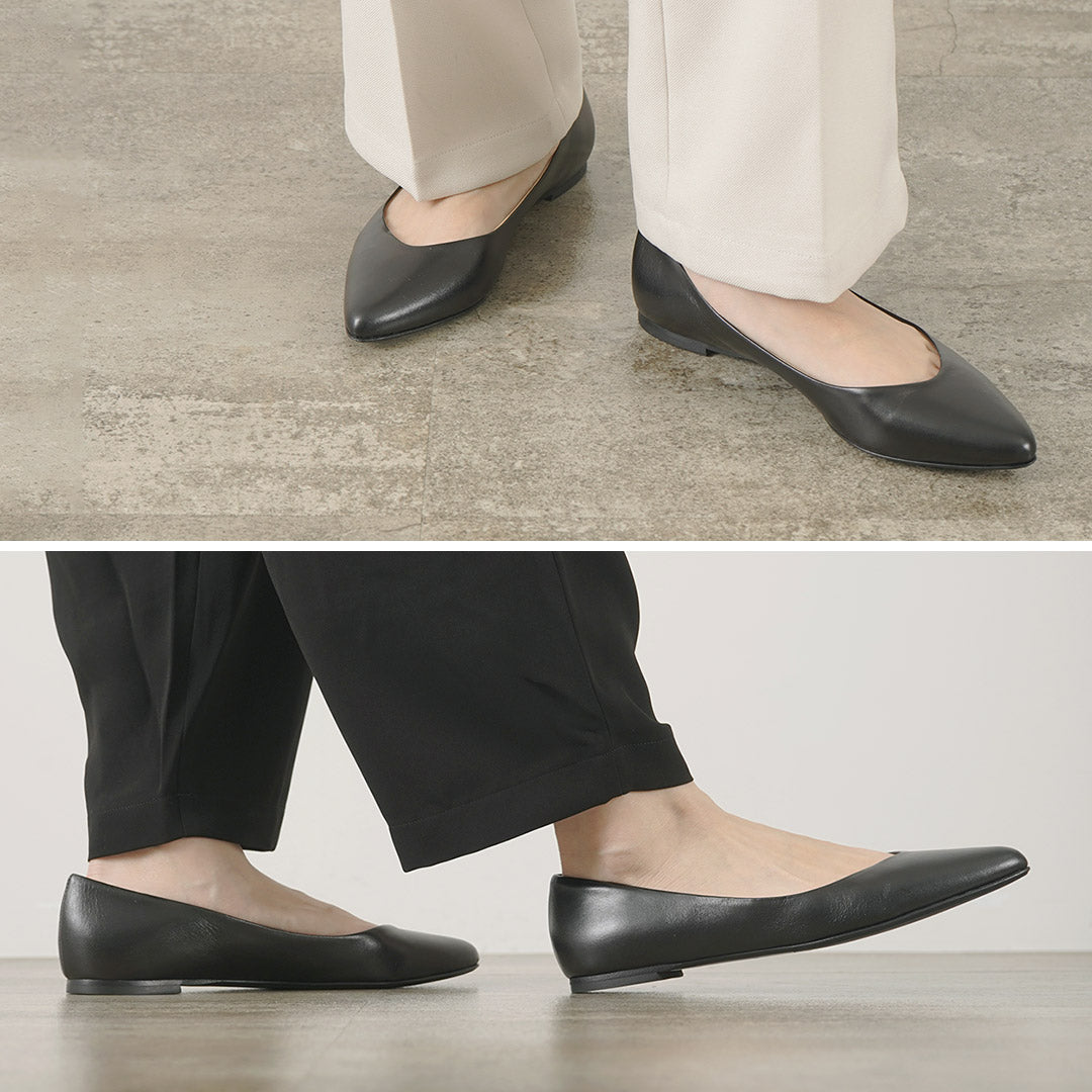 【50%OFF】FABIO RUSCONI(ファビオ・ルスコーニ) フラット プレーンパンプス