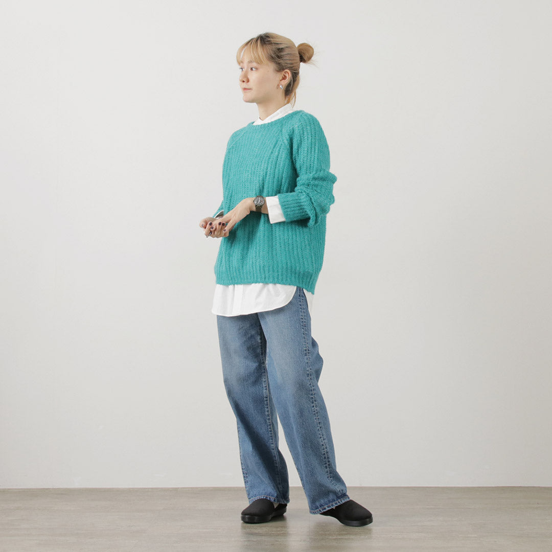 ALBEROLA(アルベローラ) ベロア スリッポン