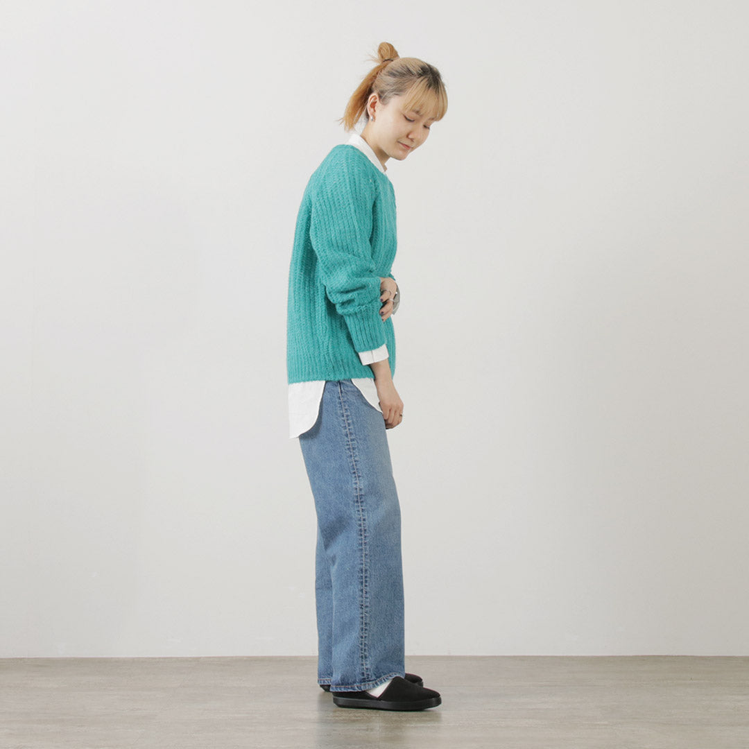 ALBEROLA(アルベローラ) ベロア スリッポン