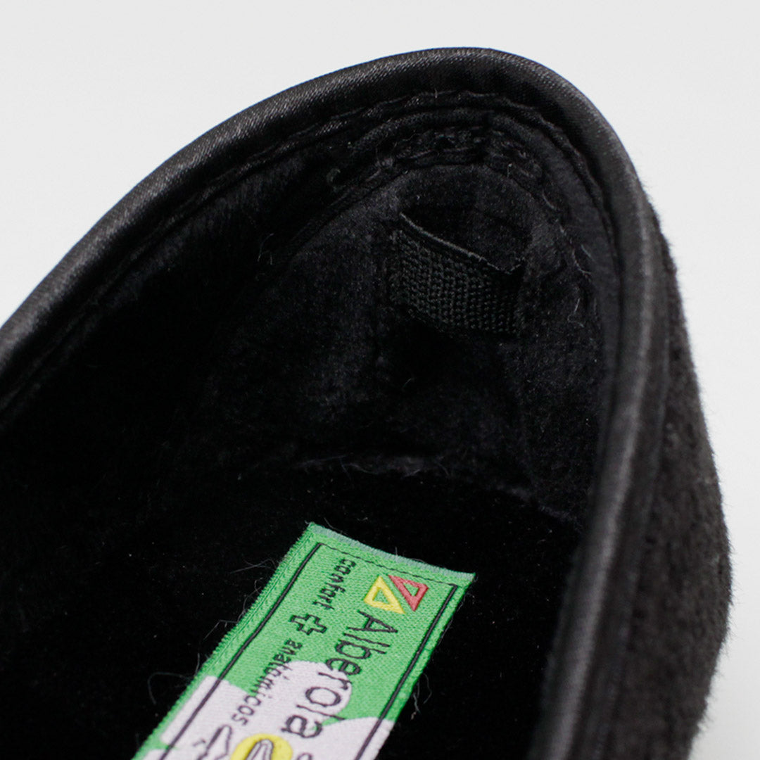 ALBEROLA(アルベローラ) ベロア スリッポン