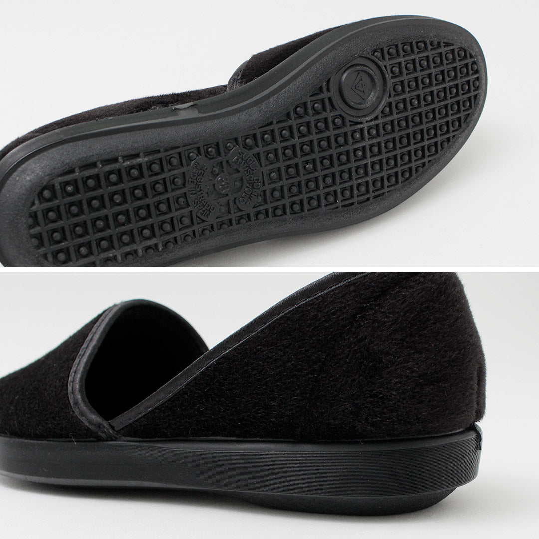 ALBEROLA(アルベローラ) ベロア スリッポン