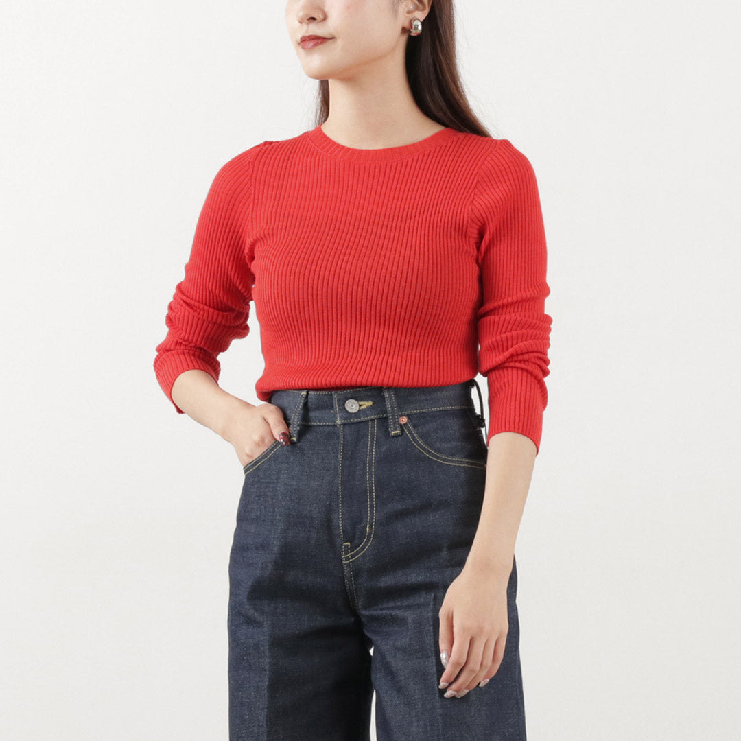 【30%OFF】FILMELANGE(フィルメランジェ) ウィロー リブトップス