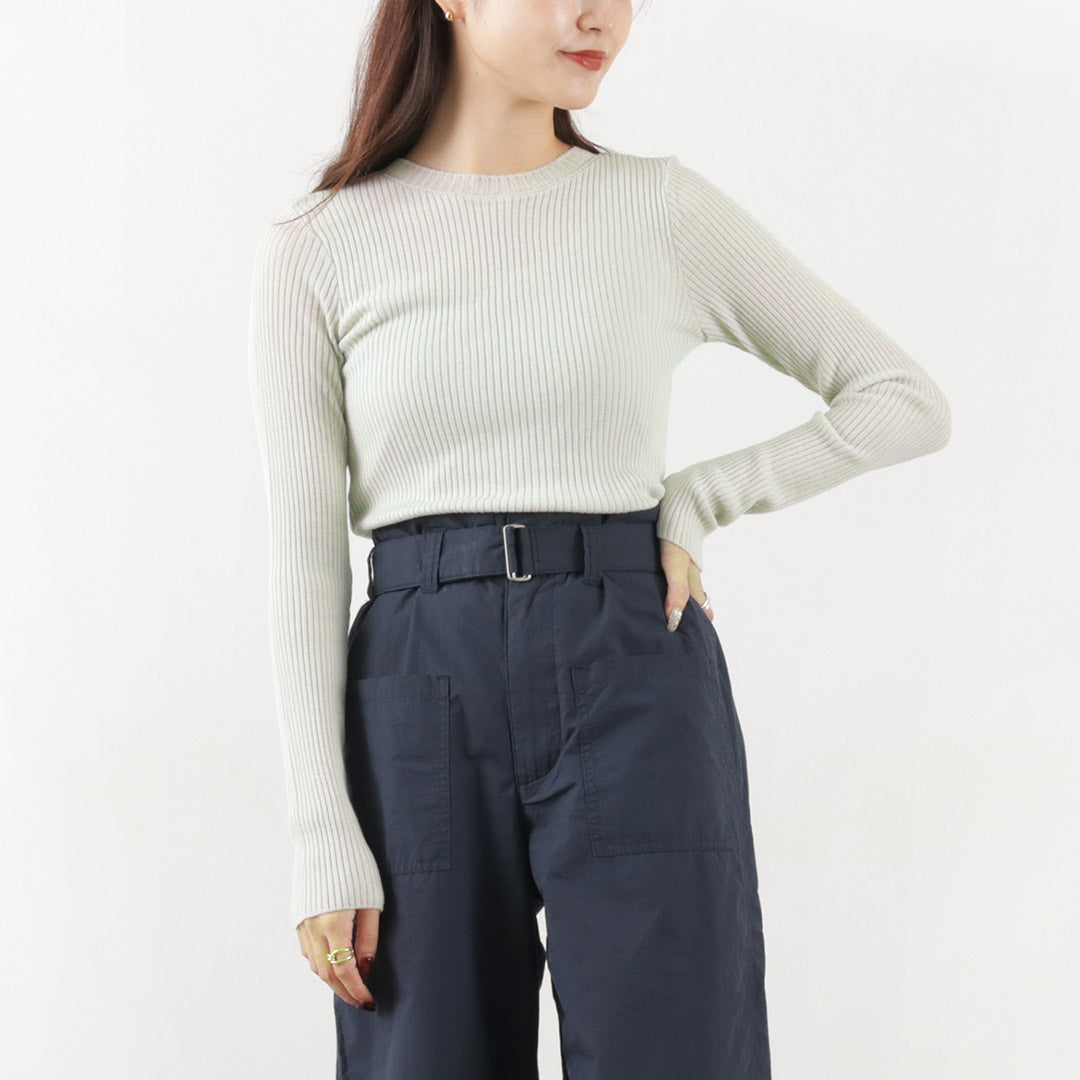 【30%OFF】FILMELANGE(フィルメランジェ) ウィロー リブトップス
