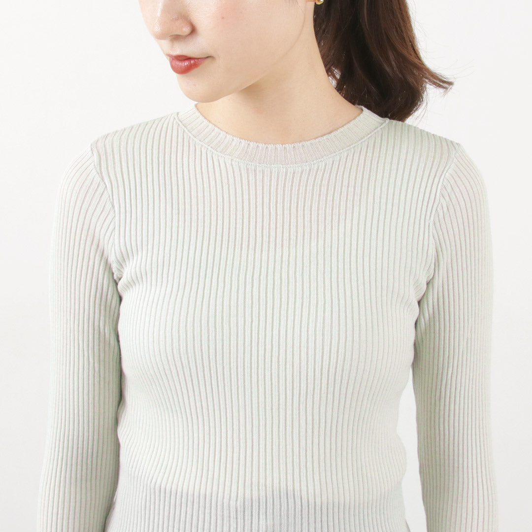 【30%OFF】FILMELANGE(フィルメランジェ) ウィロー リブトップス