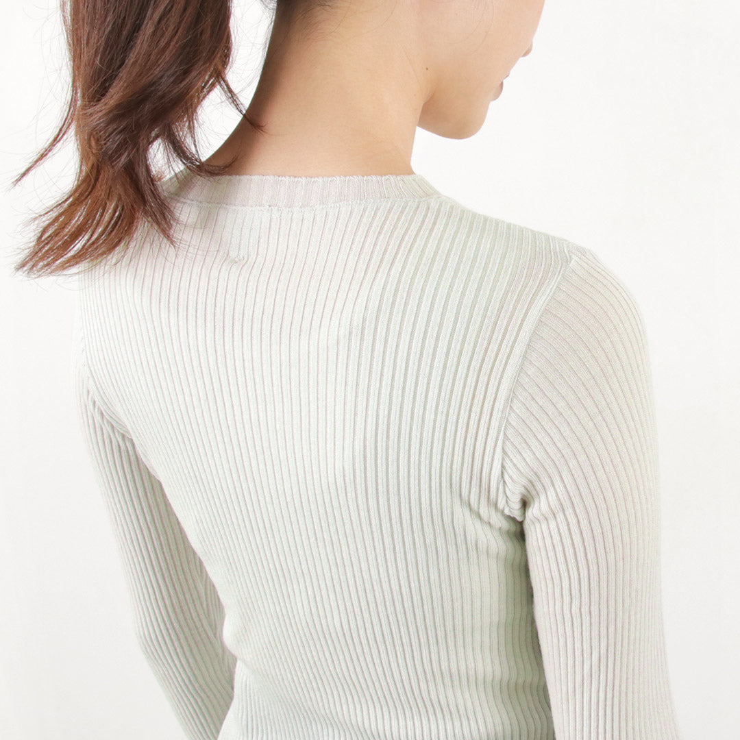 【30%OFF】FILMELANGE(フィルメランジェ) ウィロー リブトップス