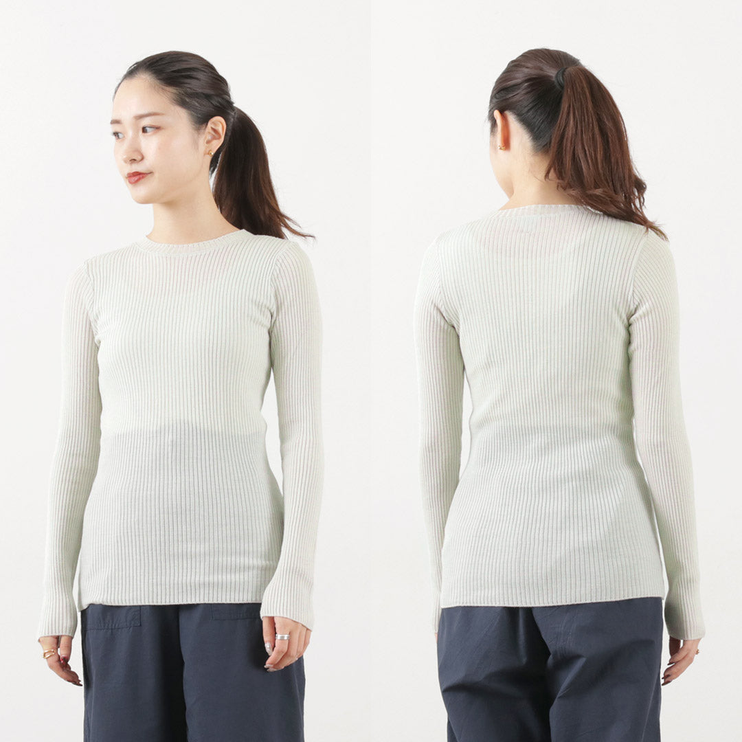 【30%OFF】FILMELANGE(フィルメランジェ) ウィロー リブトップス