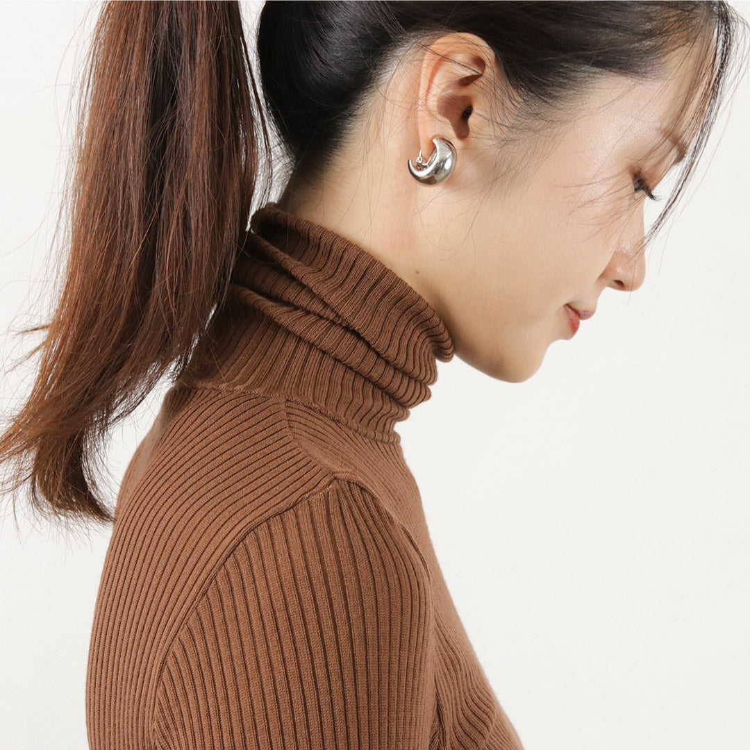 【30%OFF】FILMELANGE(フィルメランジェ) ウィノナ リブタートル トップス