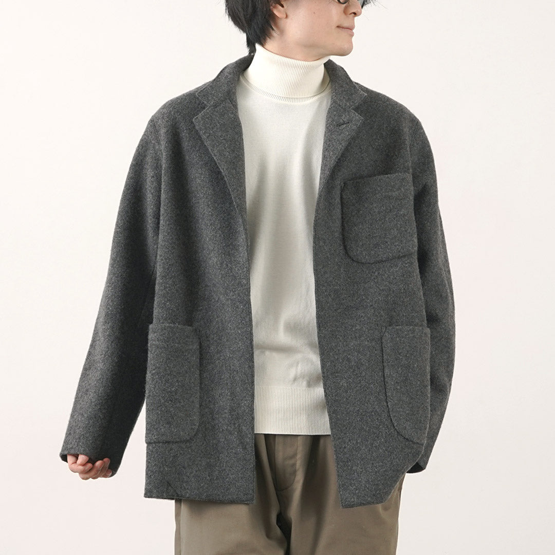【50%OFF】FILMELANGE(フィルメランジェ) ハイエット メルトンニット ジャケット