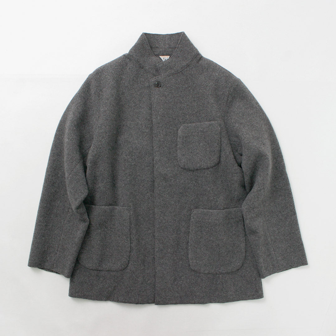 【30%OFF】FILMELANGE(フィルメランジェ) ハイエット メルトンニット ジャケット