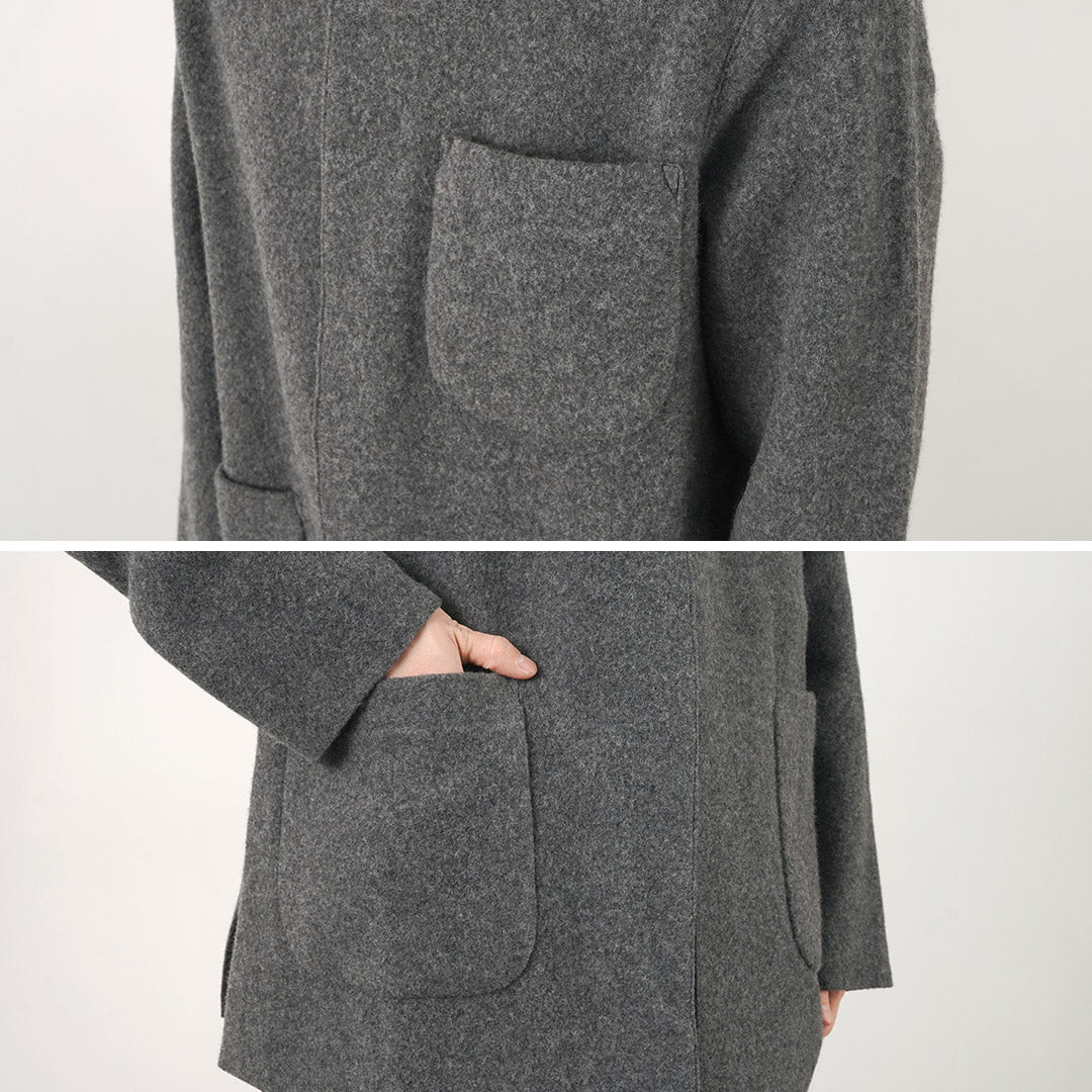 【30%OFF】FILMELANGE(フィルメランジェ) ハイエット メルトンニット ジャケット