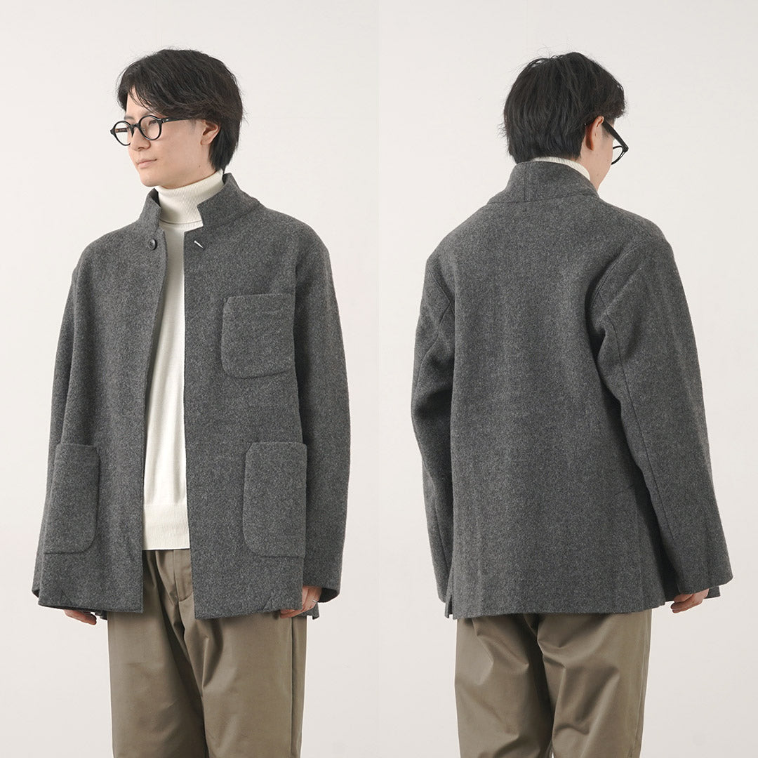 【30%OFF】FILMELANGE(フィルメランジェ) ハイエット メルトンニット ジャケット