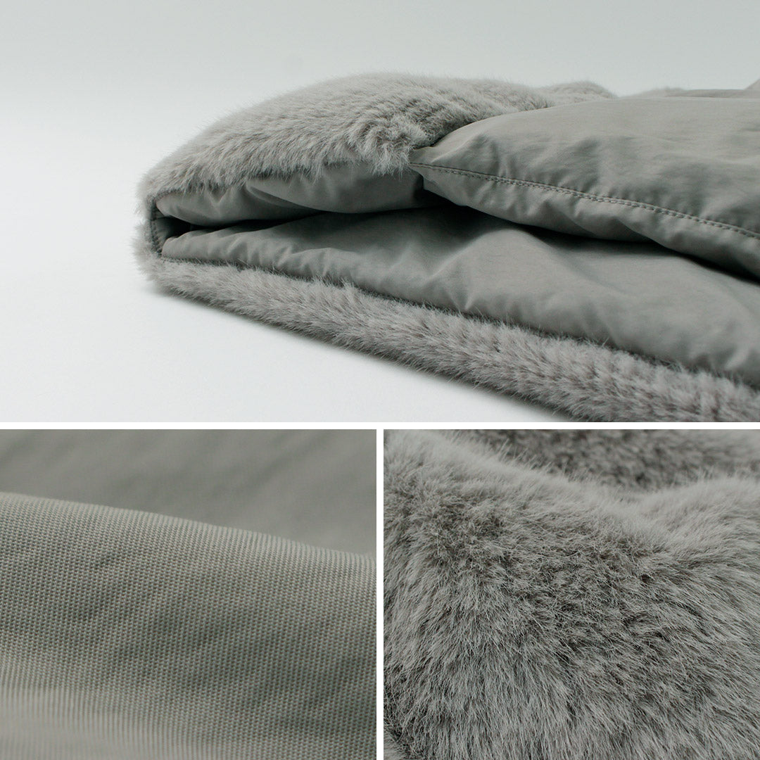 CYAN TOKYO(シアン トーキョー) ストールライク ファーコンビ ダウンベスト