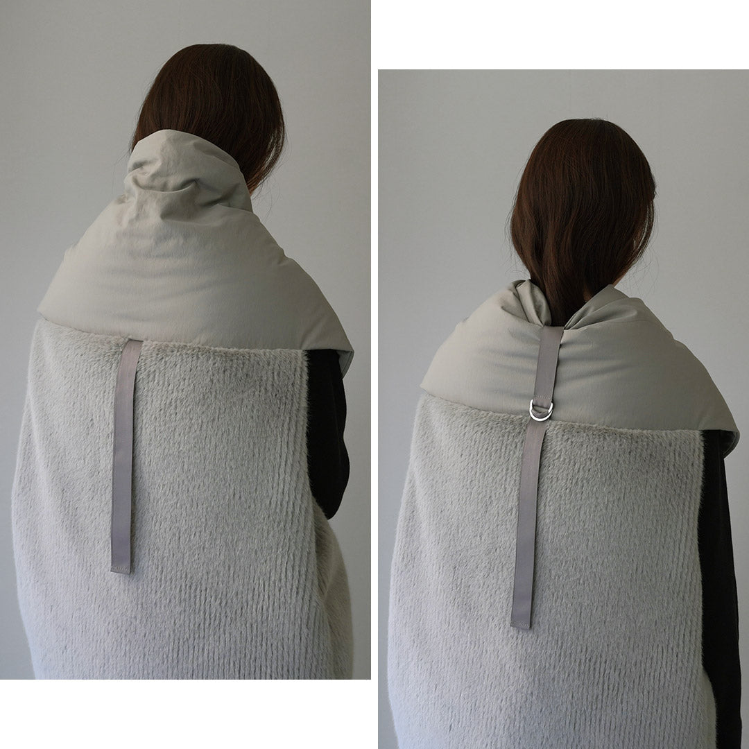 CYAN TOKYO(シアン トーキョー) ストールライク ファーコンビ ダウンベスト