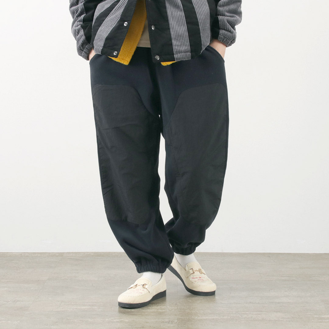 【30%OFF】SON OF THE CHEESE(サノバチーズ) ダブルニー フリースパンツ