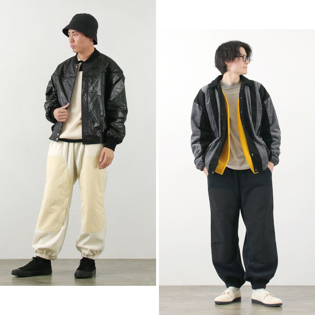 【30%OFF】SON OF THE CHEESE(サノバチーズ) ダブルニー フリースパンツ