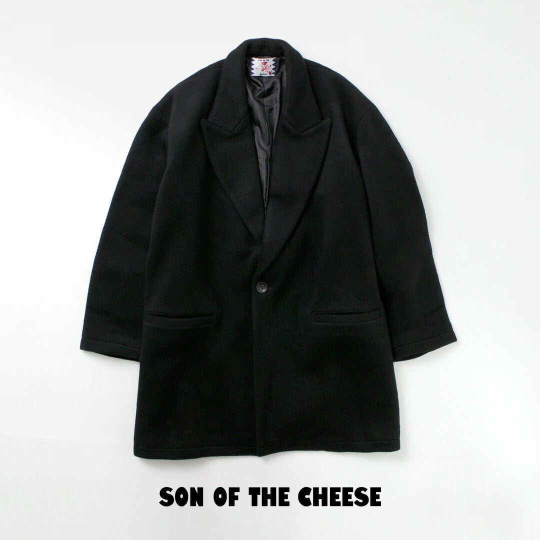 【50%OFF】SON OF THE CHEESE(サノバチーズ) ウール オーバーコート