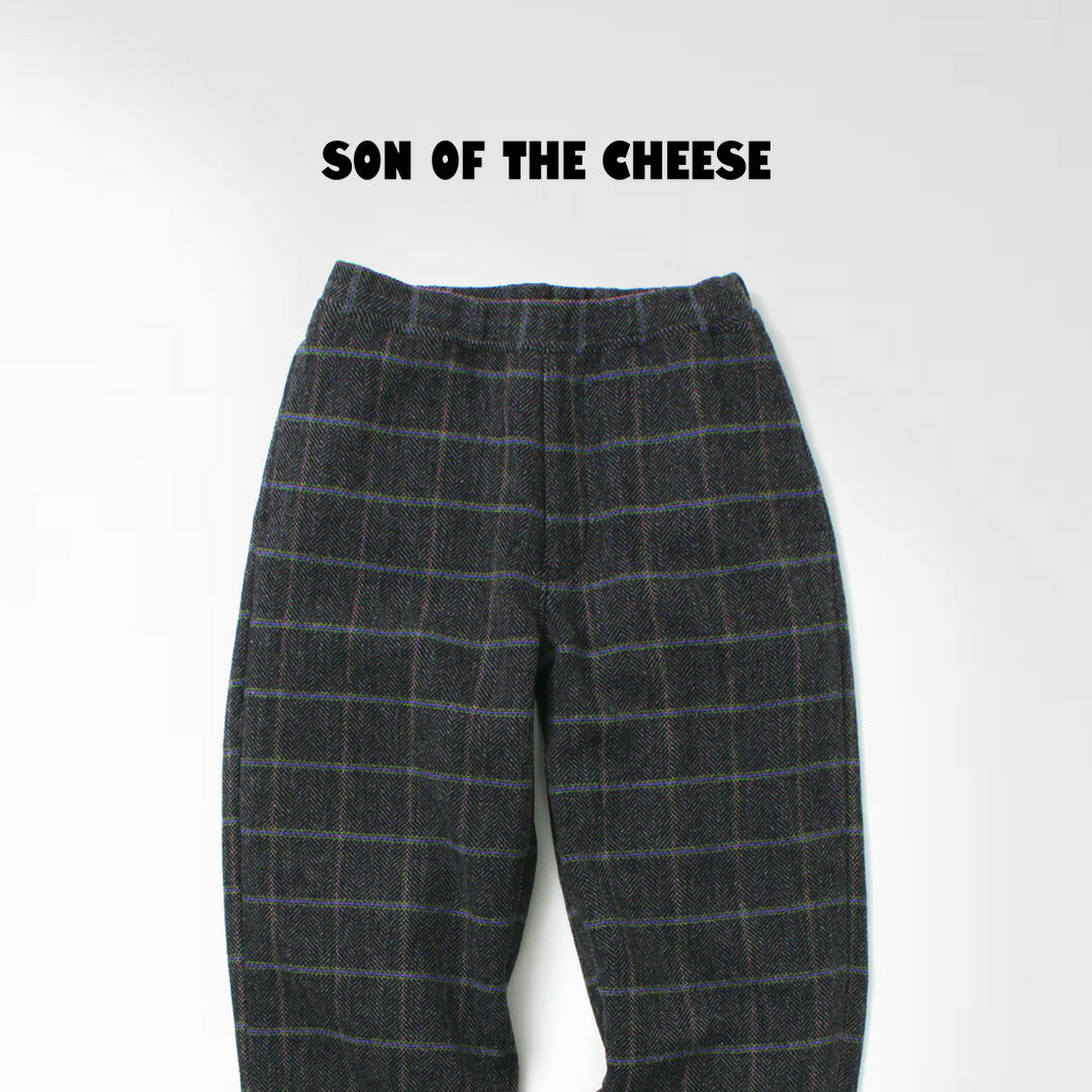 【30%OFF】SON OF THE CHEESE(サノバチーズ) イージー チェックパンツ