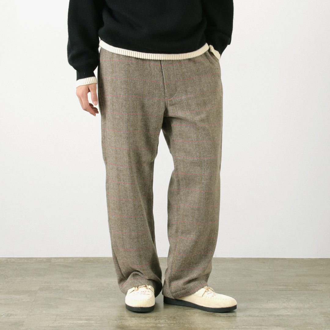 【30%OFF】SON OF THE CHEESE(サノバチーズ) イージー チェックパンツ