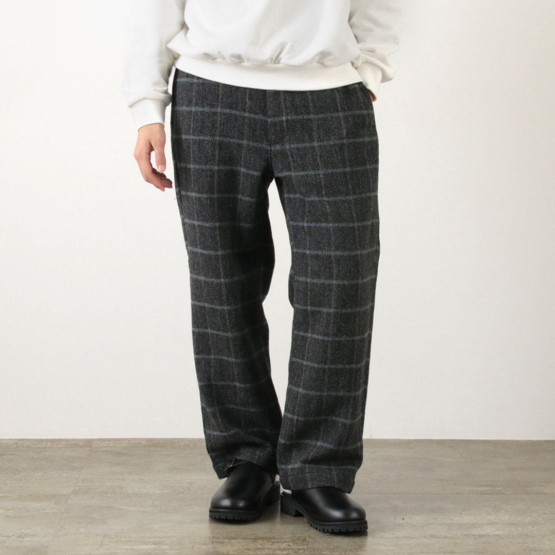 【30%OFF】SON OF THE CHEESE(サノバチーズ) イージー チェックパンツ